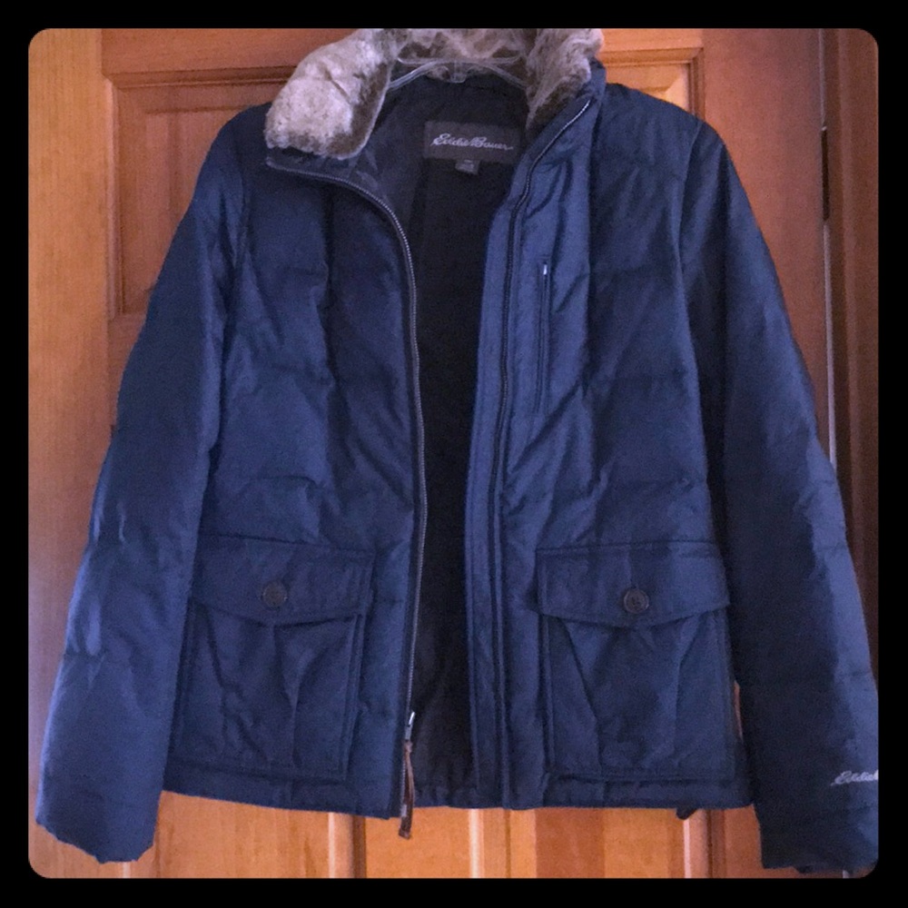 Navy Blue Eddie Bauer Winter Jacket